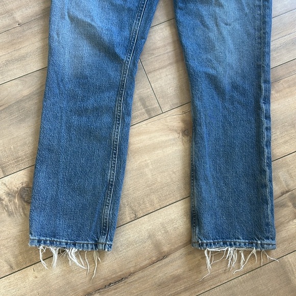 AGOLDE Riley Crop Jeans Silence Sz 25 - Picture 8 of 11